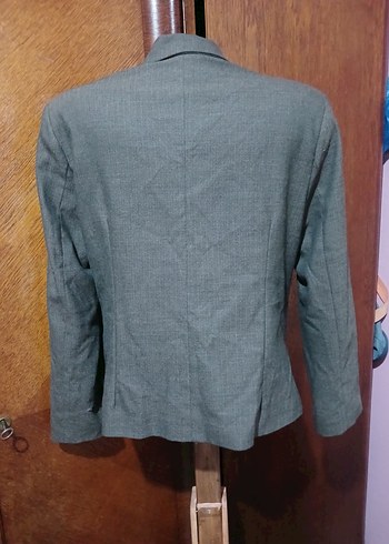 kahverengi tonu Düğmeli Kadın Blazer Ceketo - Görsel 2