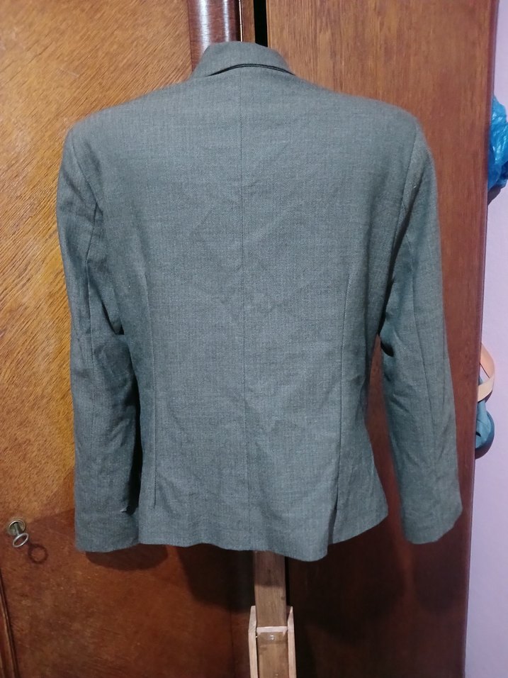 kahverengi tonu Düğmeli Kadın Blazer Ceketo - Görsel 2