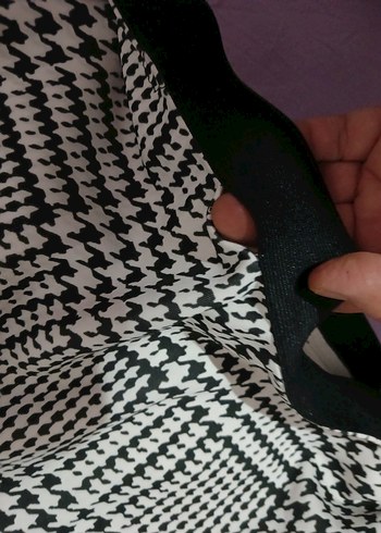 Kadın Gri Mini Ekose Etek - Görsel 2