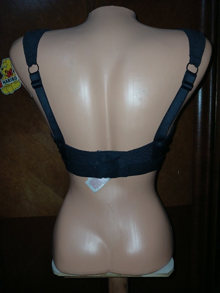 Siyah Goth Tarzı Spor Sütyeni - Görsel 2