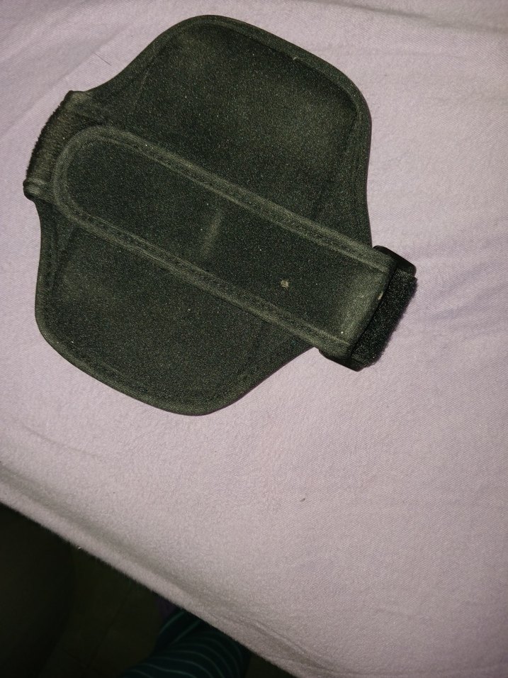 Siyah Biker Telefon Kılıfı Velcro Bantlı  kola takılır - Görsel 5