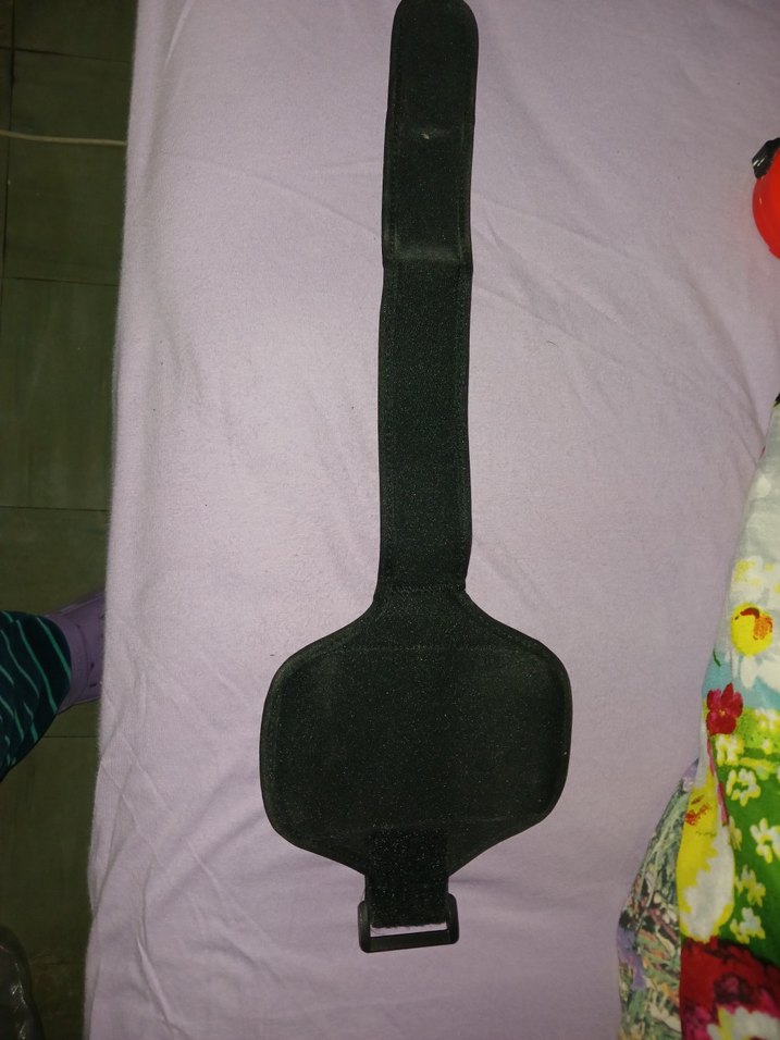 Siyah Biker Telefon Kılıfı Velcro Bantlı  kola takılır - Görsel 3