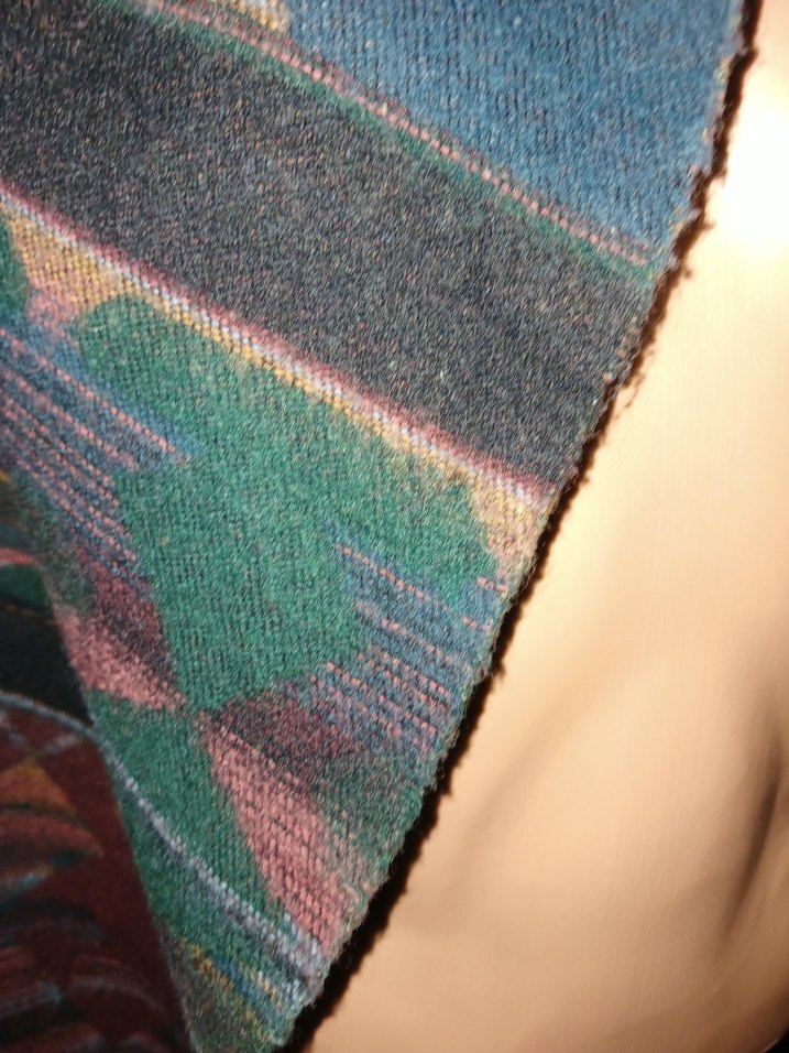 Kadın Çok Renkli Bohem Drapeli Şal - Görsel 2