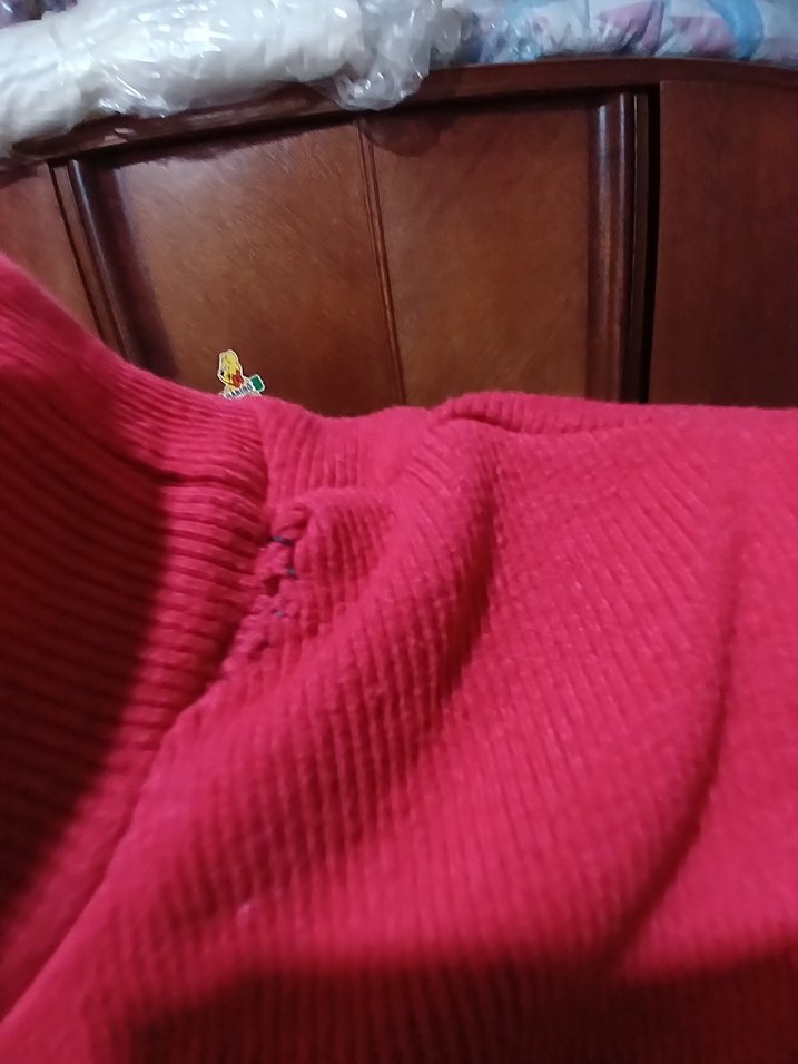 Yüksek Yakalı Kolsuz Triko Elbise - Görsel 4