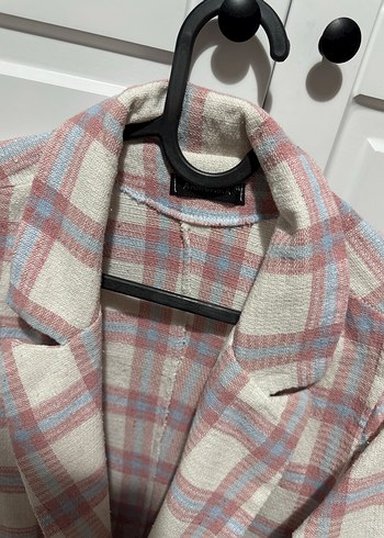 Ekoseli Midi Blazer - Görsel 2