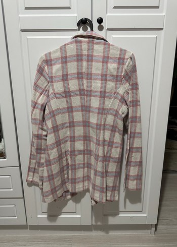 Ekoseli Midi Blazer - Görsel 3