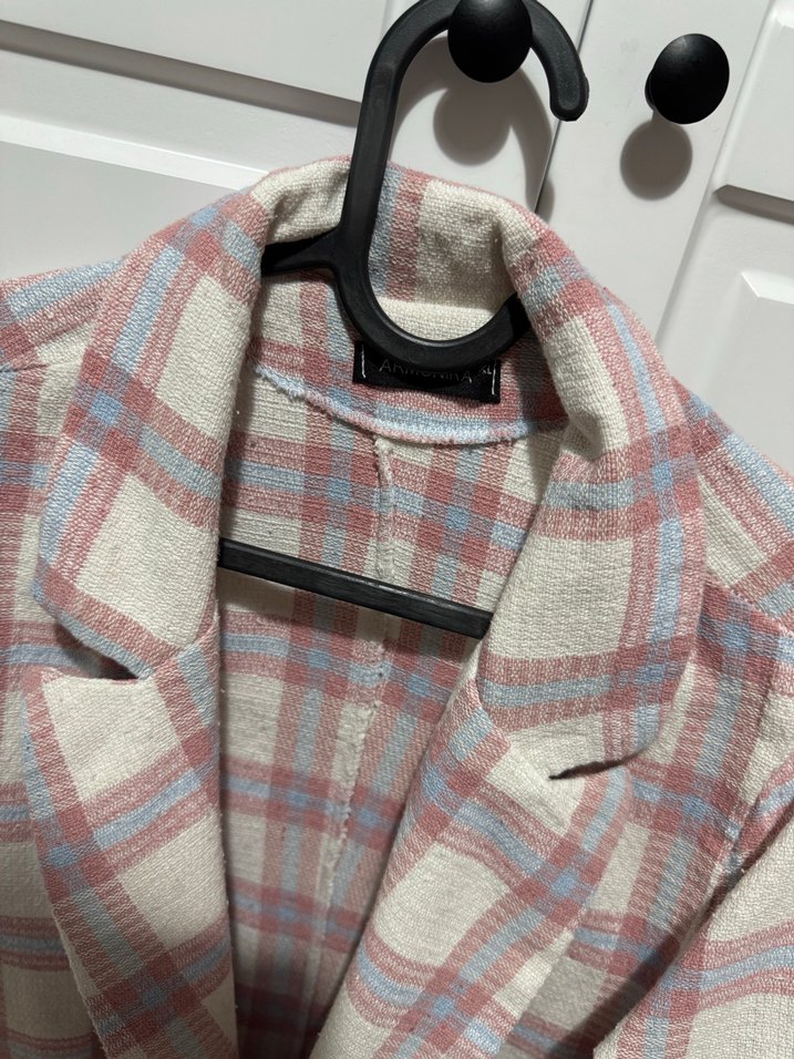 Ekoseli Midi Blazer - Görsel 2