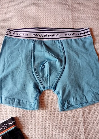 s Beden Erkek Lacivert ve Siyah Boxer Seti