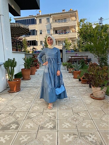 Zara Mavi elbise