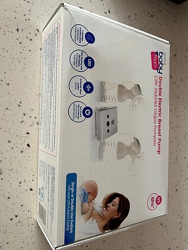 Baby mom çiftli elektrikli göğüs pompası