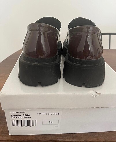 38 Beden bordo Renk Oxford ayakkabı