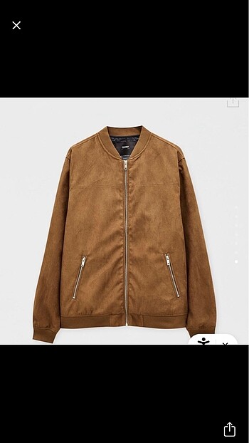 Kahve bomber ceket
