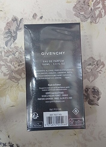 GIVENCHY GIVENCHY MMW 100ML EDP PARFÜM 