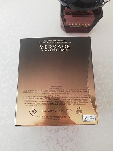  Beden Renk Versace Crystal Noir 90 Ml Edp Parfüm 