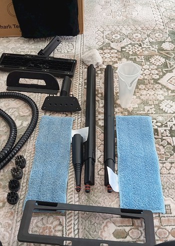 PiranT Buhar Temizleyici Seti Beyaz-Gri - Görsel 4