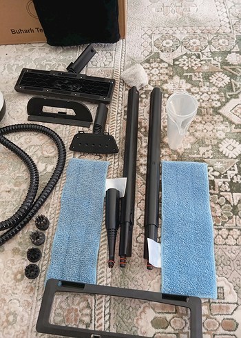 PiranT Buhar Temizleyici Seti Beyaz-Gri - Görsel 3