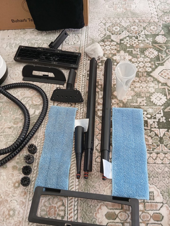 PiranT Buhar Temizleyici Seti Beyaz-Gri - Görsel 3