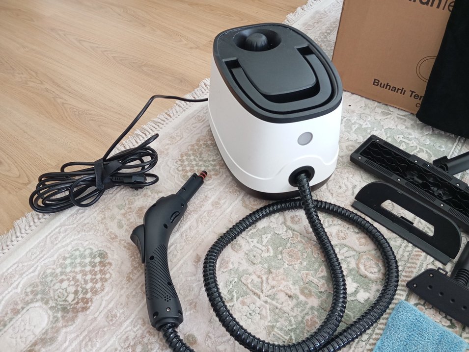 PiranT Buhar Temizleyici Seti Beyaz-Gri - Görsel 2