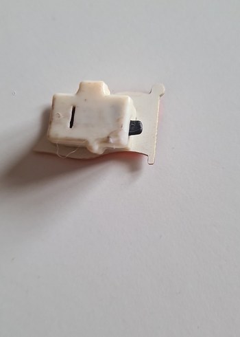 Vintage Erkek Kırmızı Ay Yıldız Rozet - Görsel 2