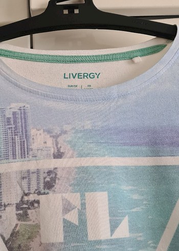 Mavi Baskılı Erkek Tişörtü - Görsel 2