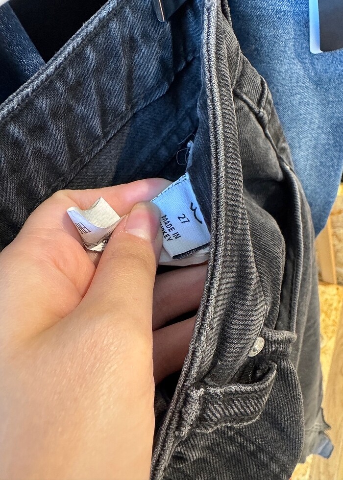 Jean siyah kot - Görsel 2