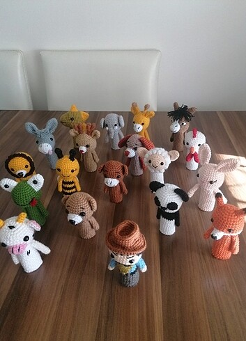 Diğer Amigurami parmak kukla 