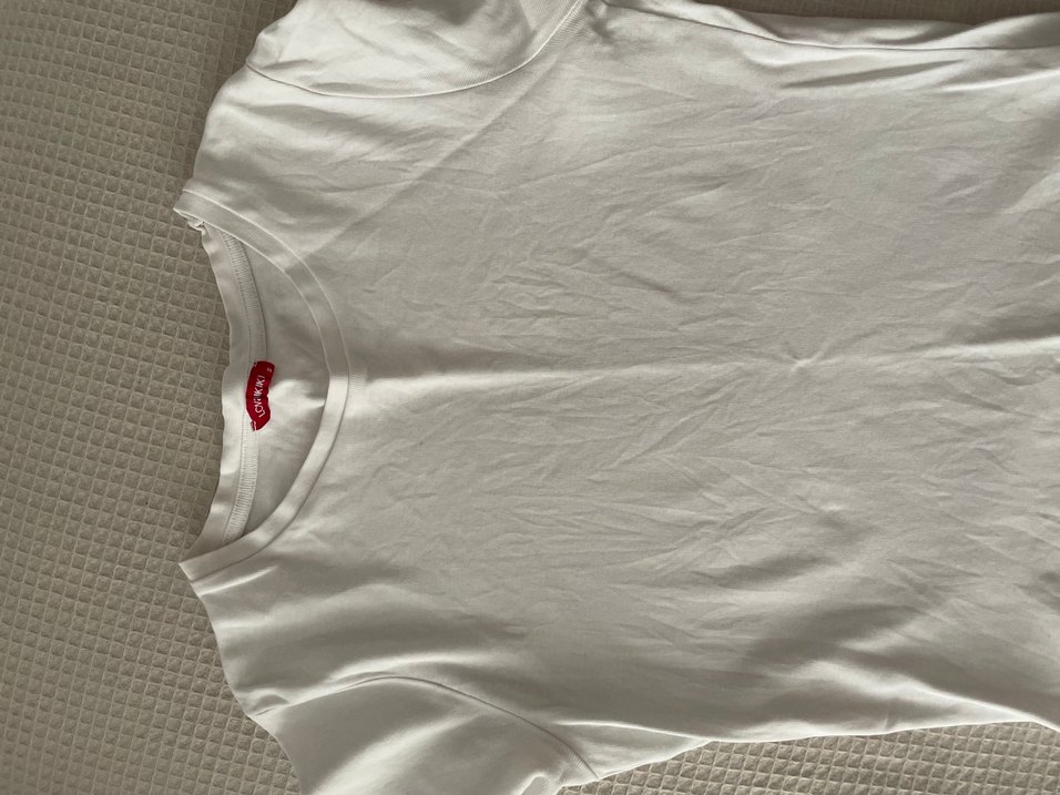 Beyaz Çocuk Yarım Balıkçı Yaka Atlet - Görsel 3