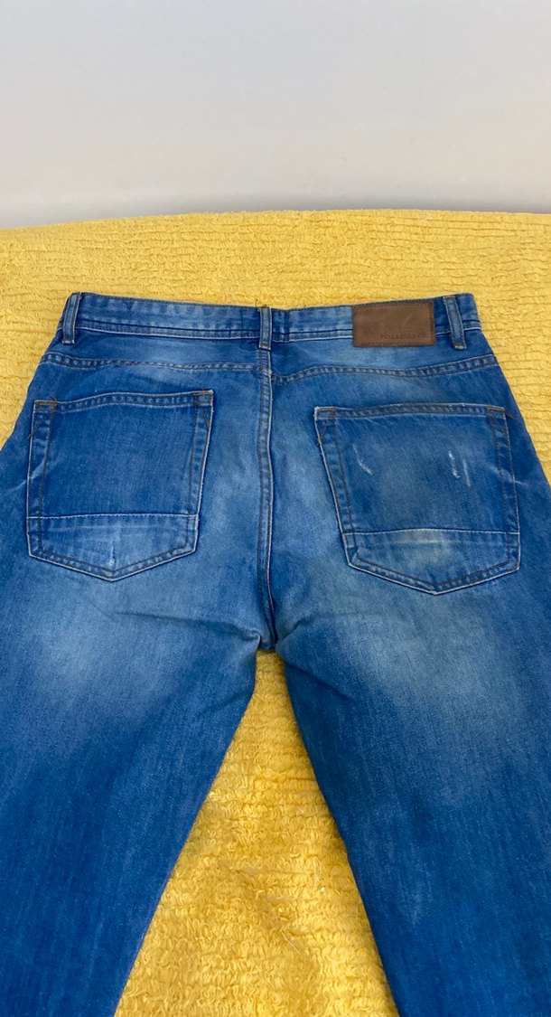 Mavi Erkek Denim klasik Kesim Kot Pantolon - Görsel 5
