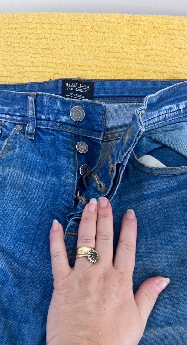 Mavi Erkek Denim klasik Kesim Kot Pantolon - Görsel 2
