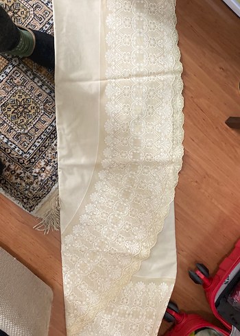 Bej silinebilir naylon masa Örtüsü - Görsel 2