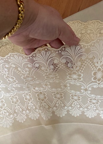 Bej silinebilir naylon masa Örtüsü - Görsel 3