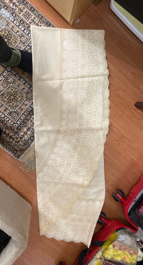 Bej silinebilir naylon masa Örtüsü - Görsel 2