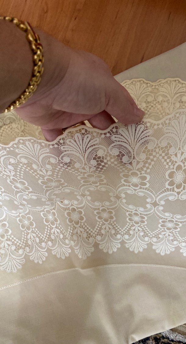 Bej silinebilir naylon masa Örtüsü - Görsel 3