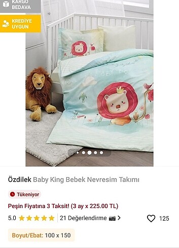 Özdilek bebek nevresim takımı