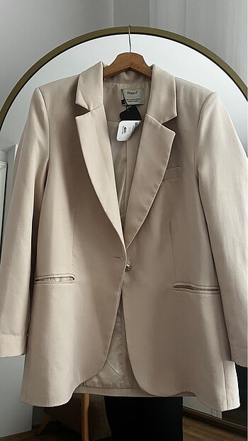 m Beden ten rengi Renk Blazer ceket