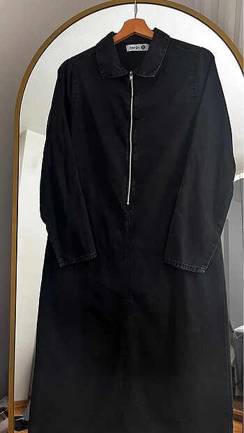 38 Beden Denim elbise