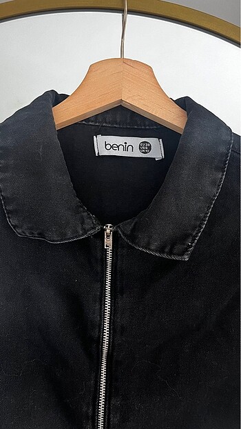 38 Beden siyah Renk Denim elbise