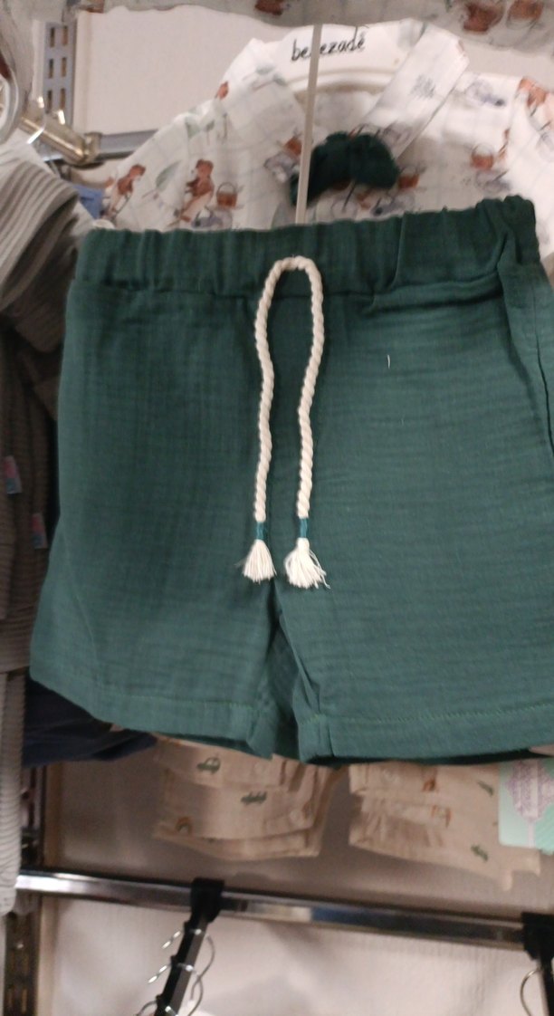 Bebek Erkek Kısa Kollu Baskılı Takım müslin kumaş - Görsel 2