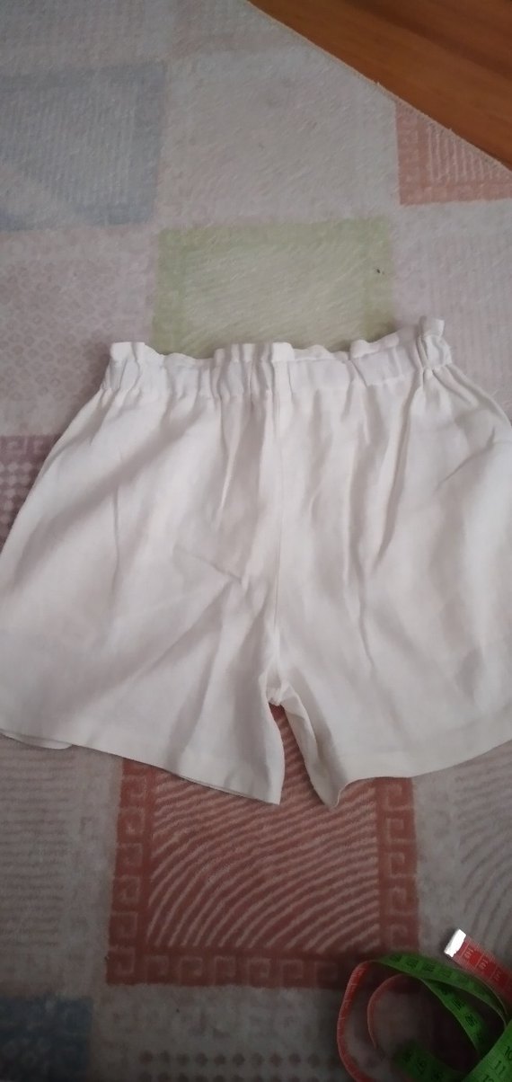 Çocuk Beyaz  Mini Şort - Görsel 2