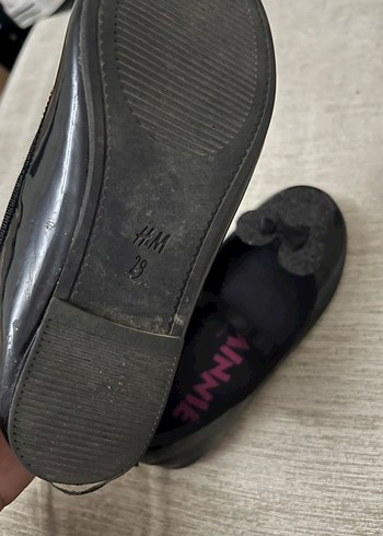 Kız Çocuk Siyah Goth Babet Ayakkabı - Görsel 3