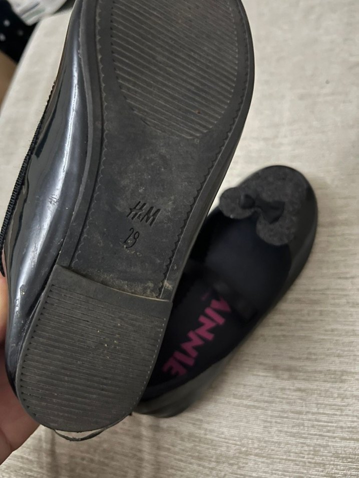 Kız Çocuk Siyah Goth Babet Ayakkabı - Görsel 3