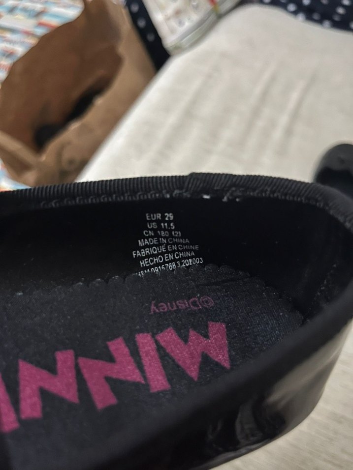 Kız Çocuk Siyah Goth Babet Ayakkabı - Görsel 4