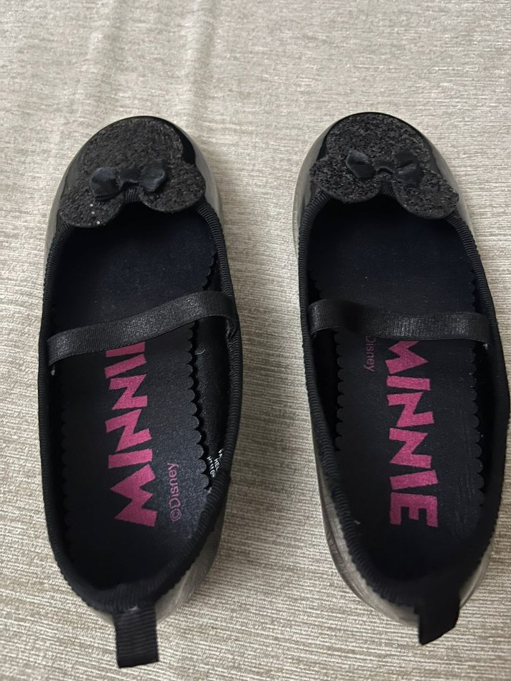 Kız Çocuk Siyah Goth Babet Ayakkabı - Görsel 2