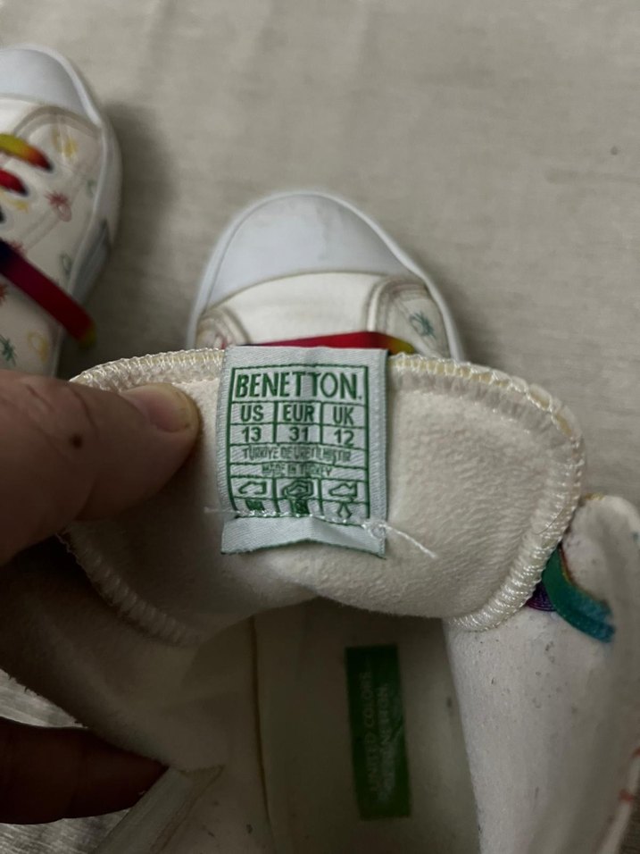 Renkli Bağcıklı Kız Çocuk Spor Ayakkabı - Görsel 4