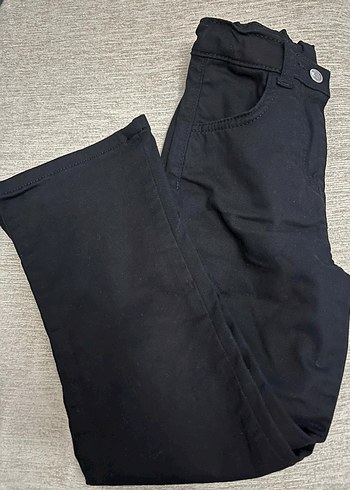 siyah keten pantolon - Görsel 5