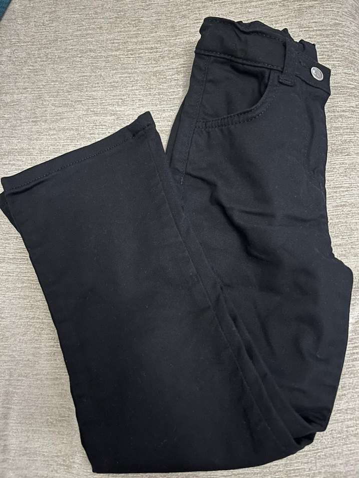 siyah keten pantolon - Görsel 5