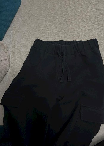 Siyah Rahat Kesim eşofman altı - Görsel 4