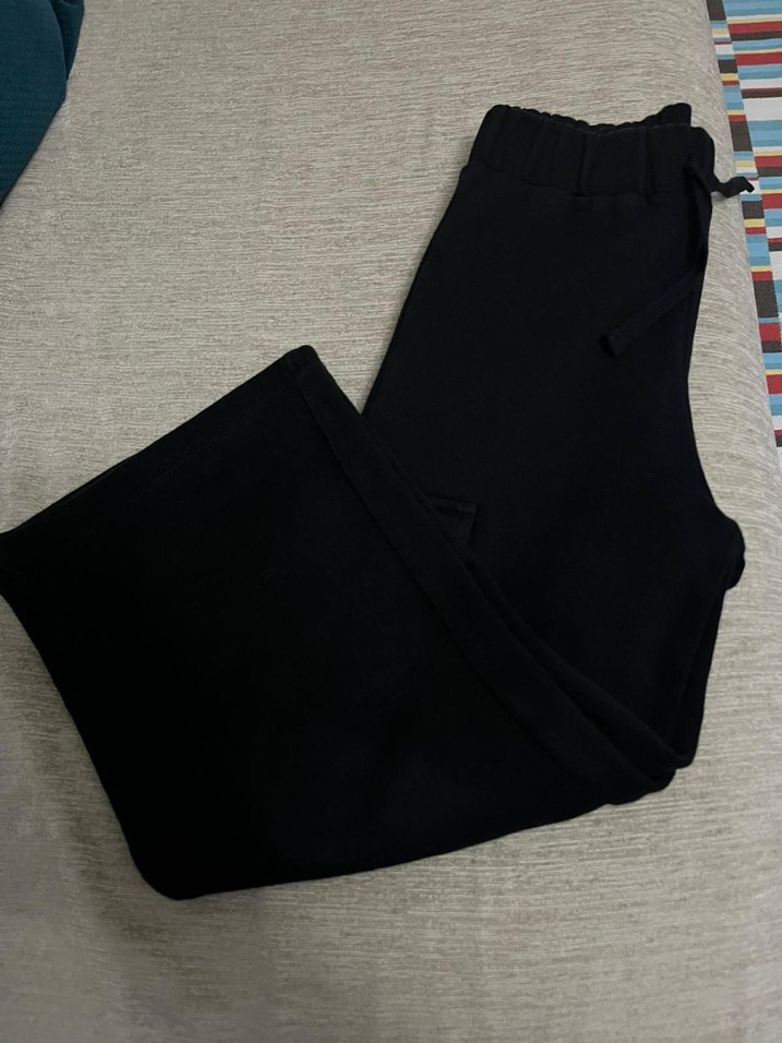 Siyah Rahat Kesim eşofman altı - Görsel 2