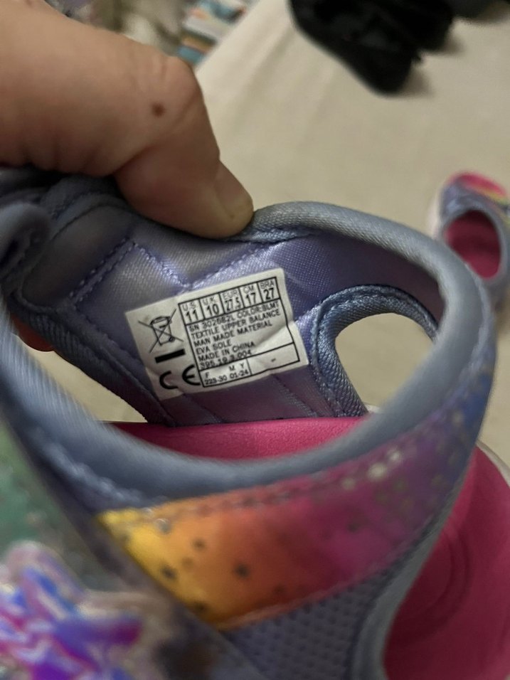 Işıklı Renkli Kız Çocuk Cırtcırtlı Sandalet - Görsel 3