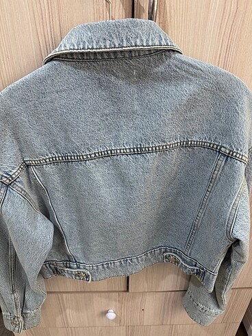 xs Beden mavi Renk Mango jean ceket